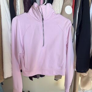 Pink Half-Zip Pullover